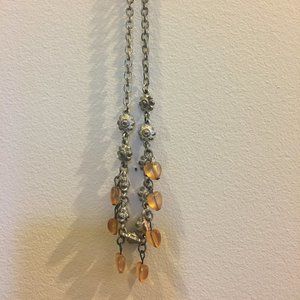 Ornate necklace with beads